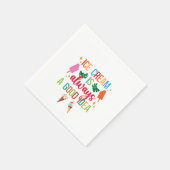 Ice Cream Social Servet (Hoek)