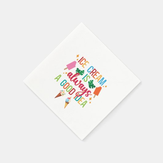 Ice Cream Social Servet (Hoek)