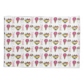 Ice Cream Social Sundae Milkshake Banana Split Kussensloop (Achterkant)