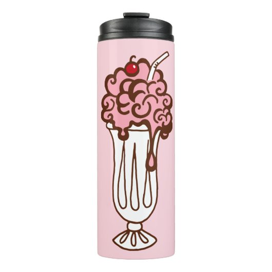 Ice Cream Soda Thermische Tumbler Gift Thermosbeker (Voorkant)