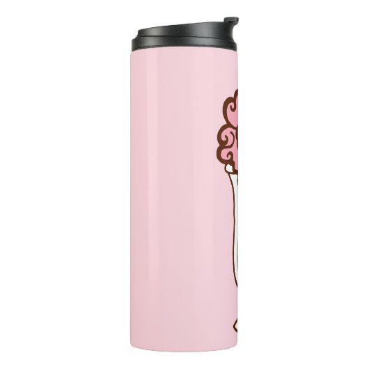 Ice Cream Soda Thermische Tumbler Gift Thermosbeker (Gedraaid links)