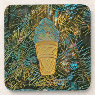 Ice cream sprinkles bier onderzetter