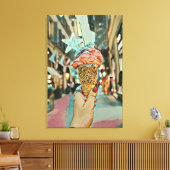 Ice cream sprinkles canvas afdruk (Insitu (Woonkamer))