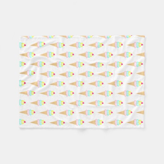 Ice Cream Sprinkles - Fleece Blanket (Voorkant (Horizontaal))