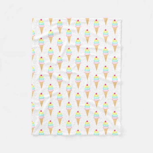 Ice Cream Sprinkles - Fleece Blanket (Voorkant)