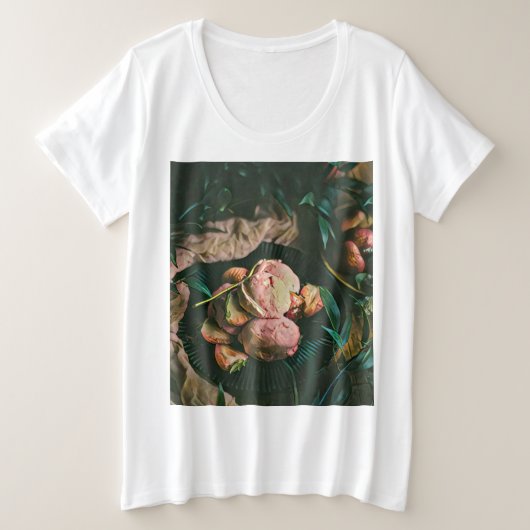 Ice cream sprinkles grote maat t-shirt (Design voorkant)