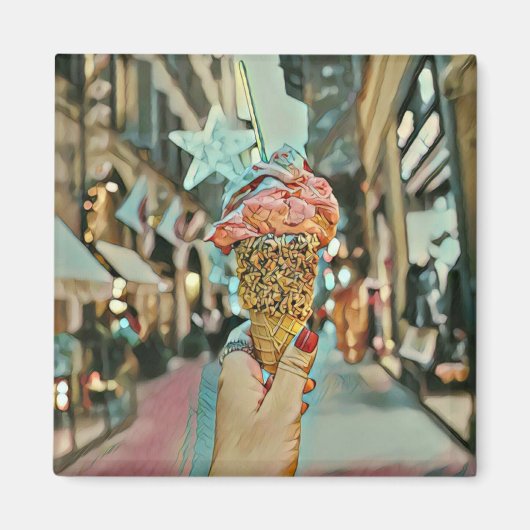 Ice cream sprinkles magneet (Voorkant)