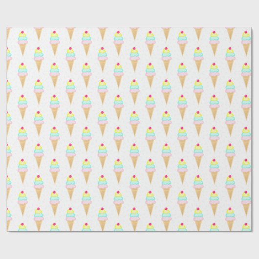 Ice Cream Sprinkles - Matte Wrapping Paper Cadeaupapier (Vlak)