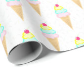 Ice Cream Sprinkles - Matte Wrapping Paper Cadeaupapier (Rol Hoek)