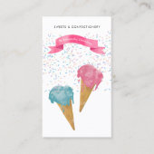 Ice Cream & Sprinkles Pastry Chef Bakery Visitekaartje (Voorkant)