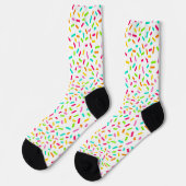 Ice Cream Sprinkles Pattern Socks Sokken (Links)