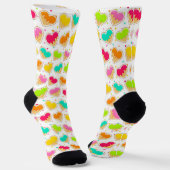 Ice Cream Sprinkles Pattern Socks Sokken (Gebogen)