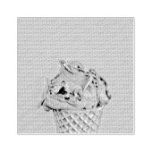 Ice cream sprinkles rubberstempel (Afrduk)