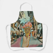 Ice cream sprinkles schort (Voorkant)