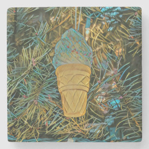 Ice cream sprinkles stenen onderzetter