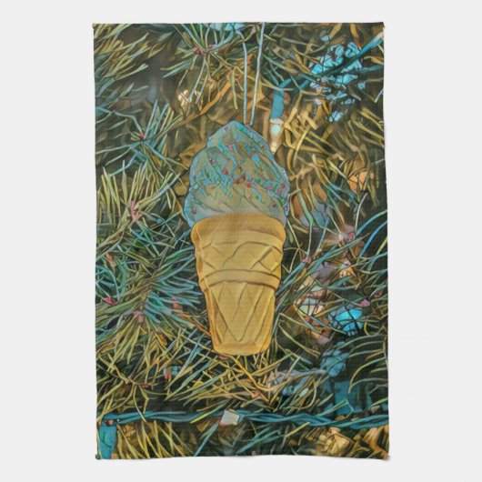 Ice cream sprinkles theedoek (Verticaal)