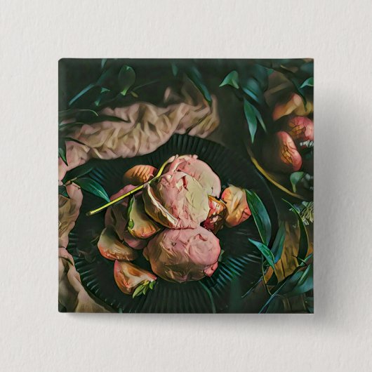 Ice cream sprinkles vierkante button 5,1 cm (Voorkant)