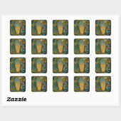 Ice cream sprinkles vierkante sticker (Vel)