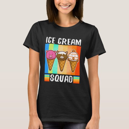 Ice cream squad  2 t-shirt (Voorkant)