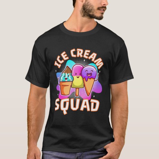 Ice cream squad  4 t-shirt (Voorkant)