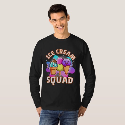 Ice cream squad  4 t-shirt (Voorkant volledig)