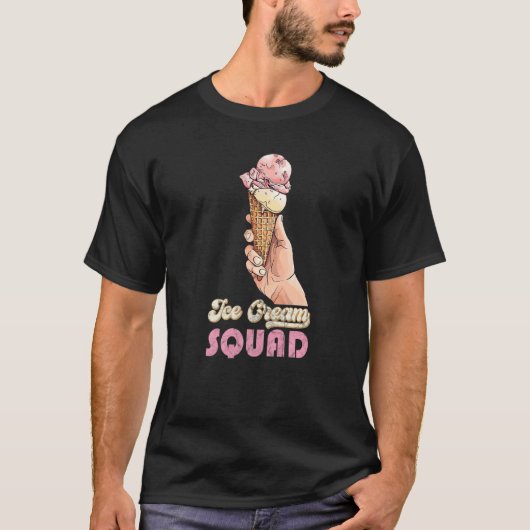 Ice Cream Squad citeert Ice Cream Cone T-shirt (Voorkant)