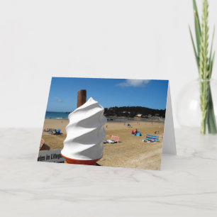 Ice Cream, St. Brelade-strand Feestdagen Kaart