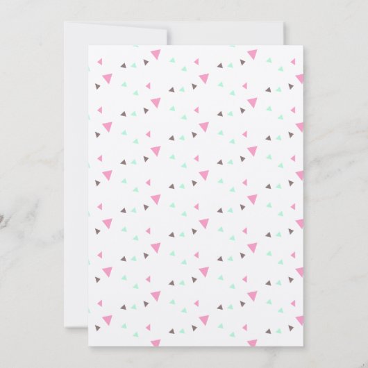 Ice Cream Stand Confetti Birthday Paars (Achterkant)