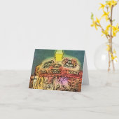 Ice Cream Stand Note Kaart – Charmante fotografie  (Gele Bloem)