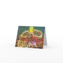 Ice Cream Stand Note Kaart – Charmante fotografie