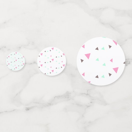 Ice Cream stand - roze verjaardag Confetti (Voorkanten)