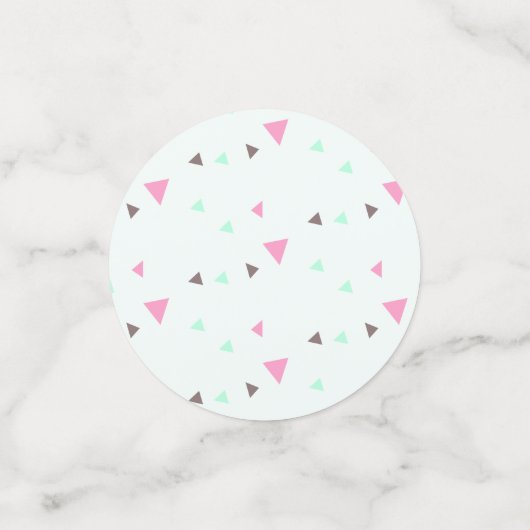 Ice Cream stand - roze verjaardag Confetti (Kleine voorkant)