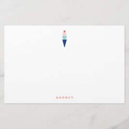 Ice Cream Stationery Briefpapier