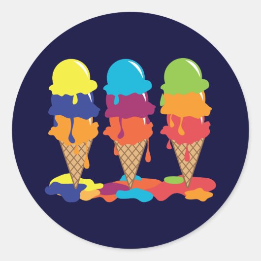 Ice Cream Sticker (Voorkant)