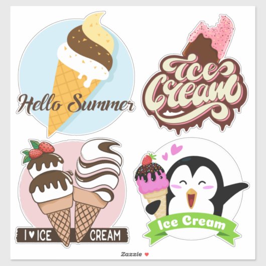 Ice Cream Sticker (Vel)