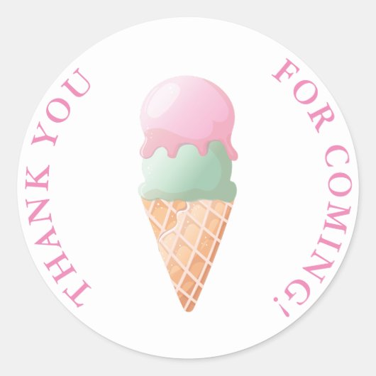Ice Cream Sticker (Voorkant)
