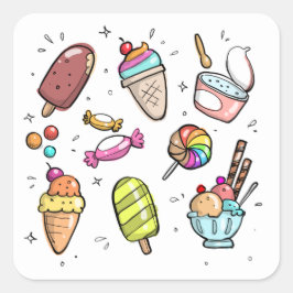 Ice Cream Stickers