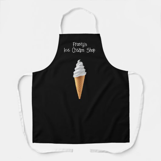 Ice Cream Store Medewerker Werk Schorten (Voorkant)
