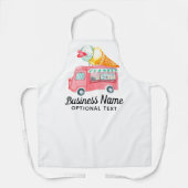 Ice Cream Store Zakelijk Aangepast Schort (Voorkant)