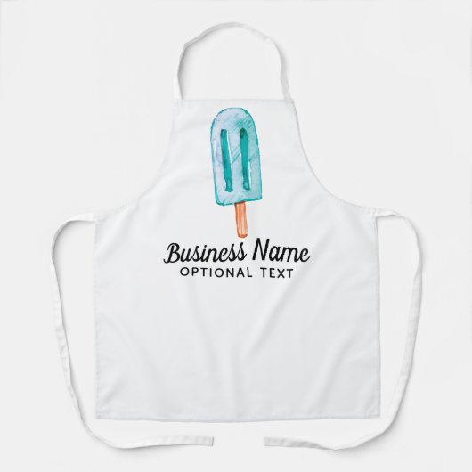 Ice Cream Store Zakelijk Schort (Voorkant)