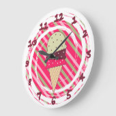 Ice Cream Strawberry Swirl Grote Klok (Hoek)