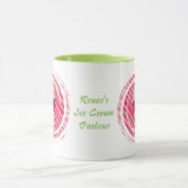 Ice Cream Strawberry Swirl Mok (Midden)