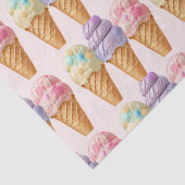 Ice Cream Summer Opgeschept Vrijgezellenfeest guns Tissuepapier (Detail)