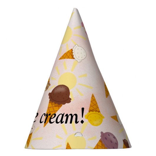 Ice cream summer party  feesthoedjes (Rechts)