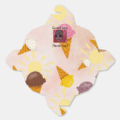 ice cream summer party photo bedankdoosjes (Ongevouwen)