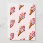 Ice Cream Summer Scooped Up Vrijgezellenfeest Kaart (Achterkant)