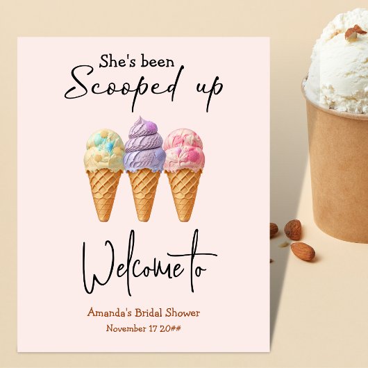 Ice Cream Summer Scooped Up Vrijgezellenfeest Welk Perfect Poster