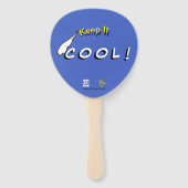 Ice Cream Summer Time Fun Paddle Hand Fan Handwaaier (Achterkant)