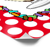 Ice Cream Sundae Bar Baby shower of bruiloft Perfect Poster (Hoek)