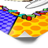 Ice Cream Sundae Bar Baby shower of Wedding Poster (Hoek)